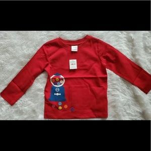 NWT Hanna Anderrson Red Long Sleeve Top $32